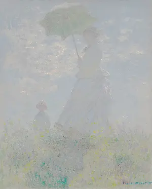 Monet's Women with a Parasol without Contrast Adjustments