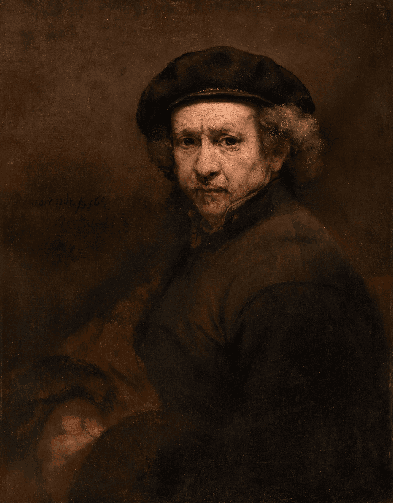 Rembrandt's self portrait - original