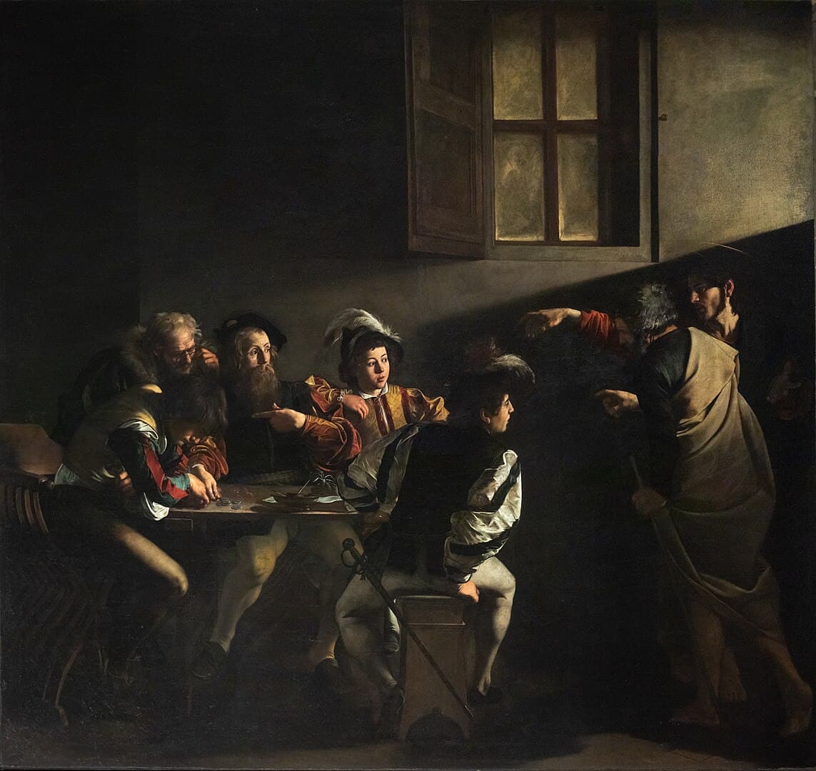 Calling of St. Matthew by Caravaggio - untouched