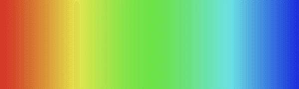 HSV hue gradient