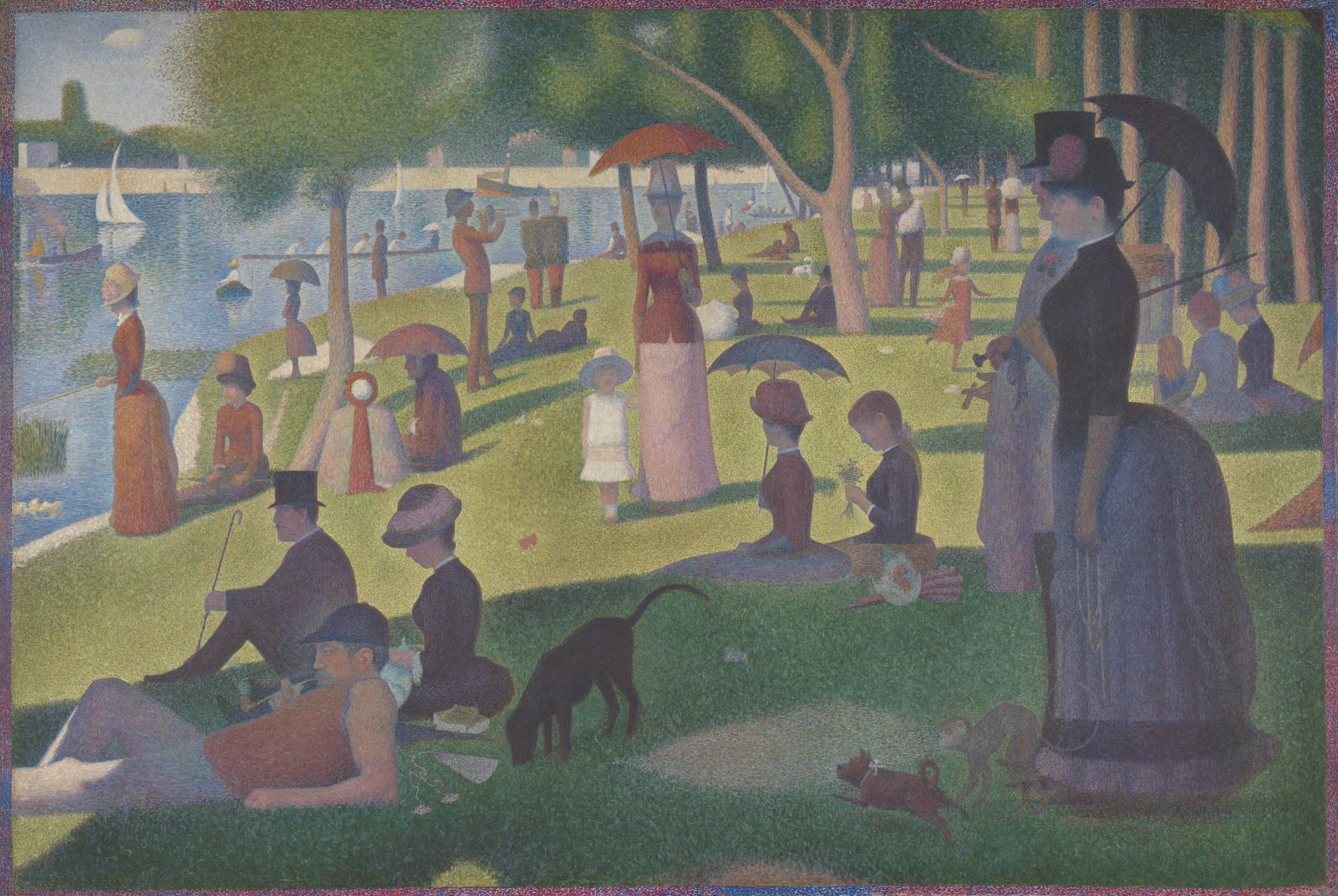 Georges Seurat's A Sunday on La Grande Jatte—1884 before color changes