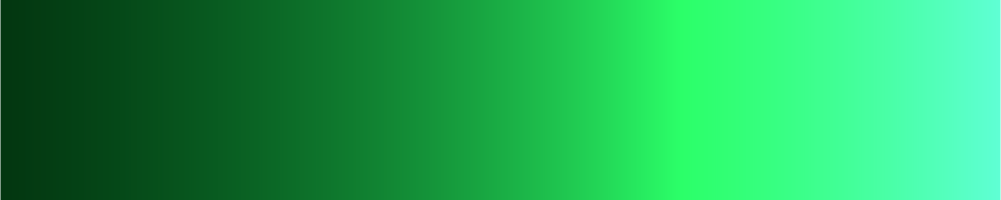 A dark green gradient with exposure increasing from zero to seven steps
