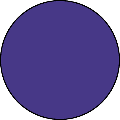 Purple color swatch before tinting