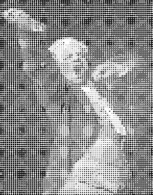 Halftone animation preview